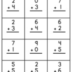 Single Digit Addition Worksheet For 1st