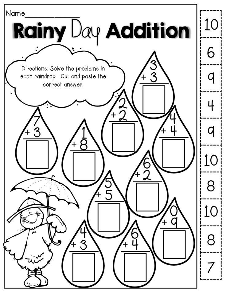 Spring Math And Literacy Packet Kindergarten Kindergarten Math 