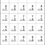 Subtraction 2 Worksheets 1st Grade Math Worksheets Free Printable