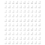 The Mixed Addition And Subtraction Of Single Digit Numbers With No