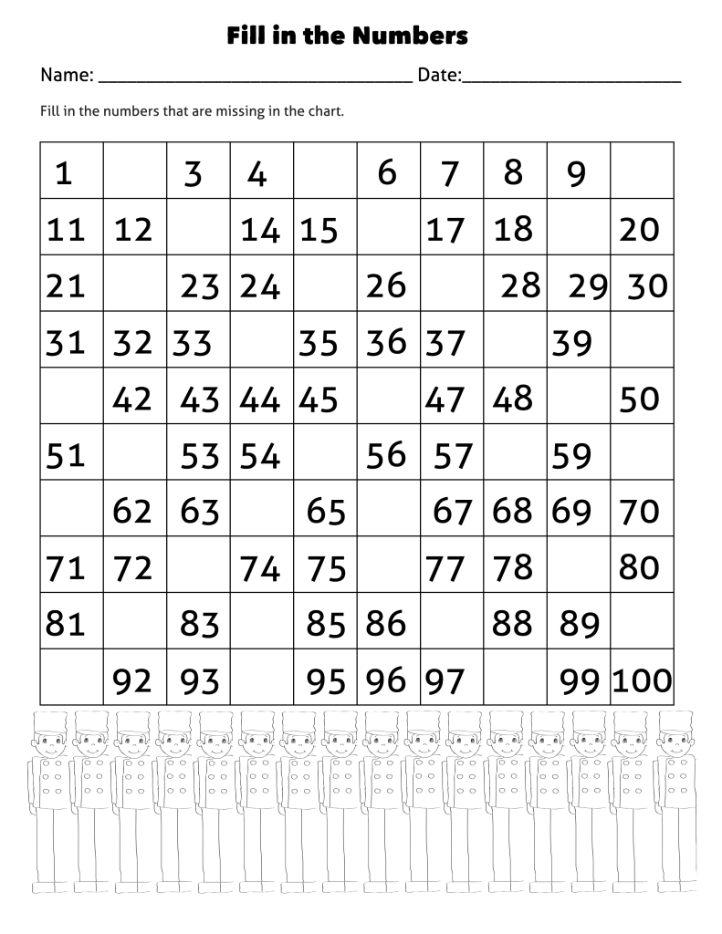 Two First Grade Math Worksheets The Nutcracker Theme First Grade