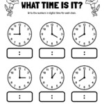 What Time Is It Printout TheCatholicKid Measurement Worksheets