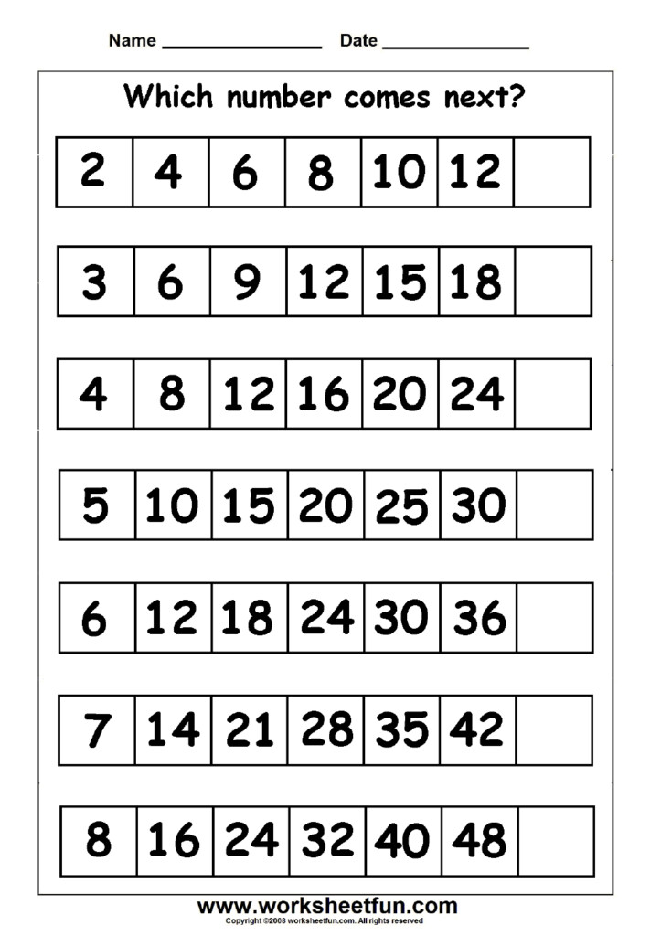 Which Number Comes Next 9 Worksheets Printable Worksheets 