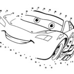 Car Connect The Dots Coloring Pages Graphing Worksheets Free Printable