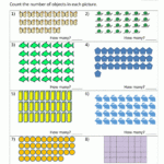 Count The Objects And Match With The Given Numbers Math Worksheets