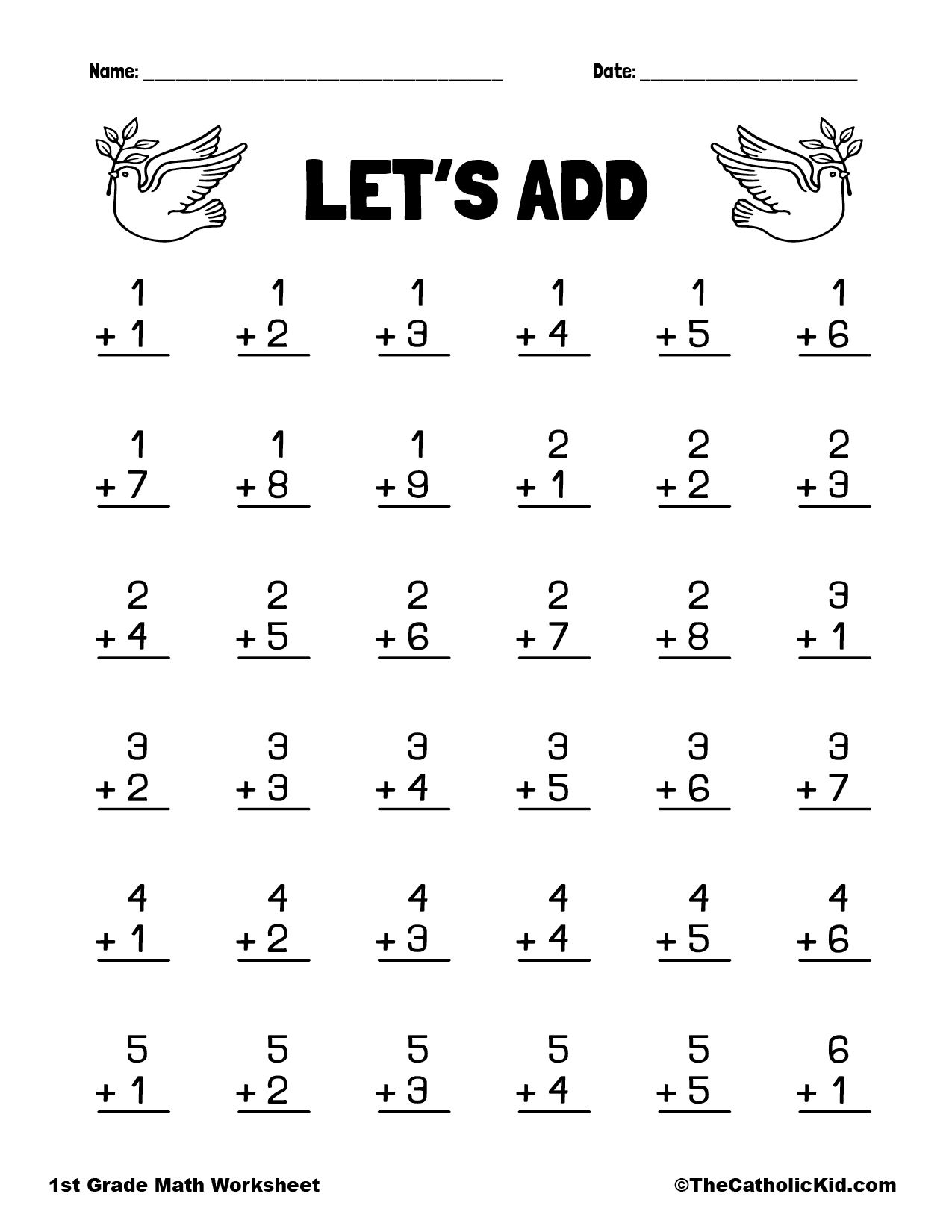 Math Division Worksheets First Grade Math Worksheets Free Math 