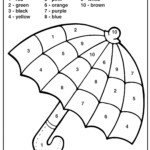 Math Worksheet Coloring Pages Top Notch Lovely Color Number For Red