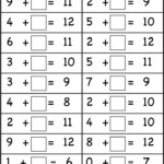 Missing Addend Worksheets To Free Download Missing Addend Worksheets