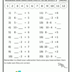 Printable First Grade Math Worksheets
